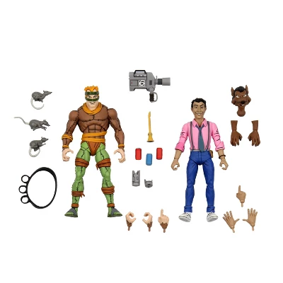 Teenage Mutant Ninja Turtles (Cartoon) - 7" Scale Action Figure - Rat King & Vernon 2 Pack 8 Teenage Mutant Ninja Turtles (Cartoon) - 7" Scale Action Figure - Rat King & Vernon 2 Pack - Image 6
