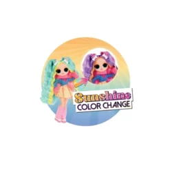 L.O.L. Surprise! OMG Sunshine Color Change - Bubblegum DJ Fashion Doll With Color Changing Hair