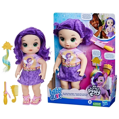 Baby Alive My Little Pony Baby Doll - Princess Pipp Petals 3 Baby Alive My Little Pony Baby Doll - Princess Pipp Petals - Image 2
