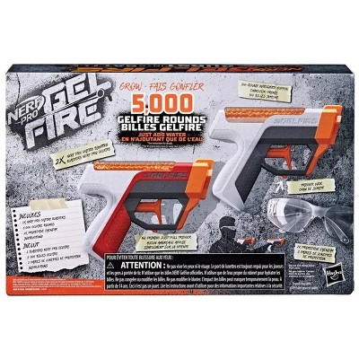 NERF Pro Gelfire Dual Wield Blasters - 2pk 6 NERF Pro Gelfire Dual Wield Blasters - 2pk - Image 4