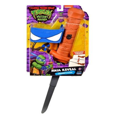 Teenage Mutant Ninja Turtles: Mutant Mayhem Ninja Reveal Leonardo's Katana And Role Play Set 3 Teenage Mutant Ninja Turtles: Mutant Mayhem Ninja Reveal Leonardo's Katana And Role Play Set