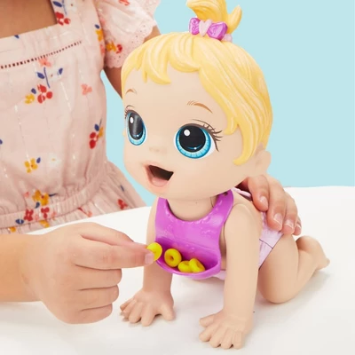 Baby Alive Lil Snacks Baby Doll - Blonde Hair 10 Baby Alive Lil Snacks Baby Doll - Blonde Hair - Image 8