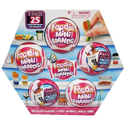 Mini Brands Foodie Series 1 World Famous Food Brands 5 Surprises 3 Mini Brands Foodie Series 1 World Famous Food Brands 5 Surprises