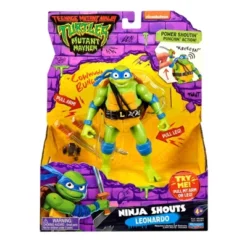 Transformers Sales Store 14 Teenage Mutant Ninja Turtles: Mutant Mayhem Ninja Shouts Leonardo Action Figure