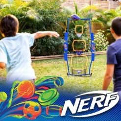 NERF Pro Pass Football Target Toss - 7pc
