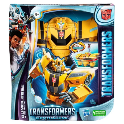 Transformers EarthSpark Spin Changer Bumblebee And Mo Malto 2 Transformers EarthSpark Spin Changer Bumblebee And Mo Malto